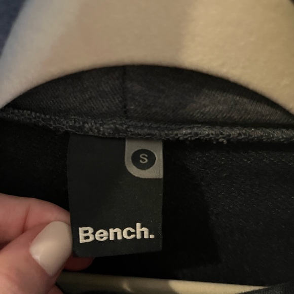 Womens Bench. Active Jacket in Heather Grey with Neck Foldover, Size Small - Picture 2 of 6